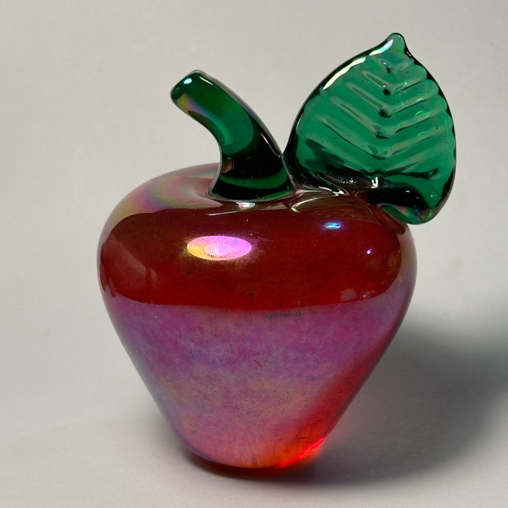 GlassEyeStudio Apple Paperweight Seattle Art